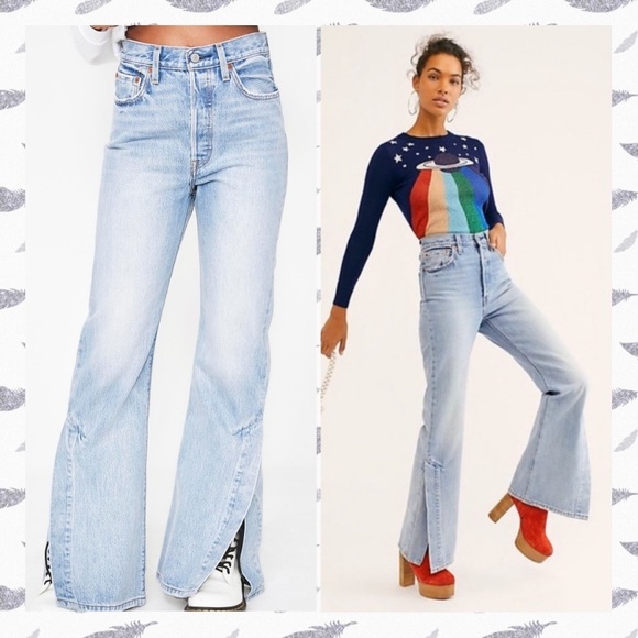 Levi’s Ribcage Split Flare Jeans - Picture 4 of 15